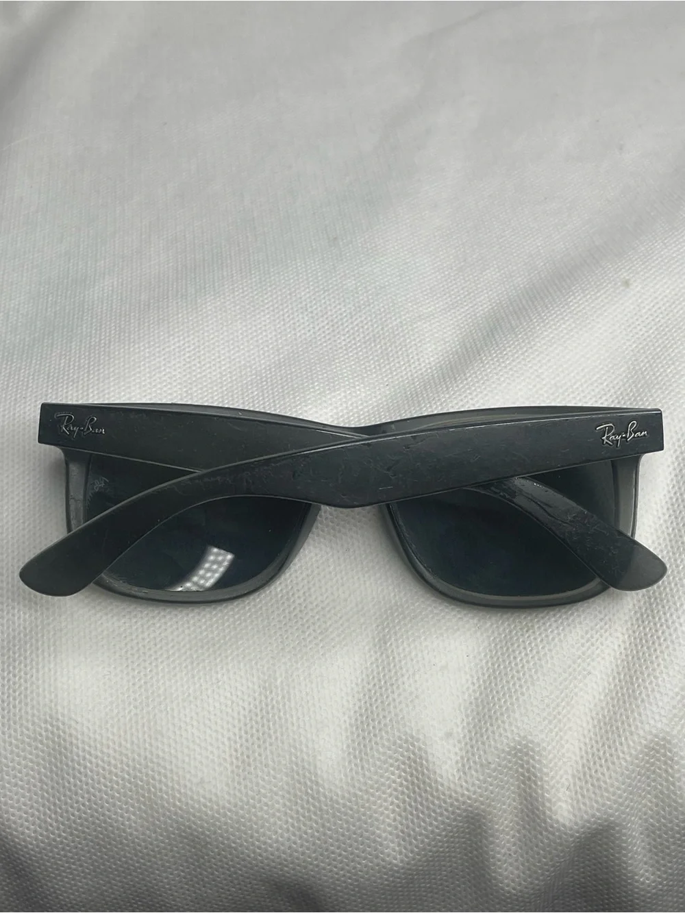 Ray-Ban Justin Sunglasses Classic Gray Black Smoke Lens RB4165 852/88 54[]16 3N